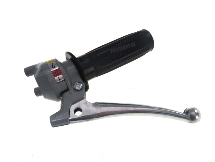 Links schakelgreep 3-speed Magura grijs zwart stalen hendel