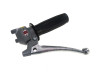 Handle set left shift lever 3-Speed Magura grey / black (steel lever) thumb extra