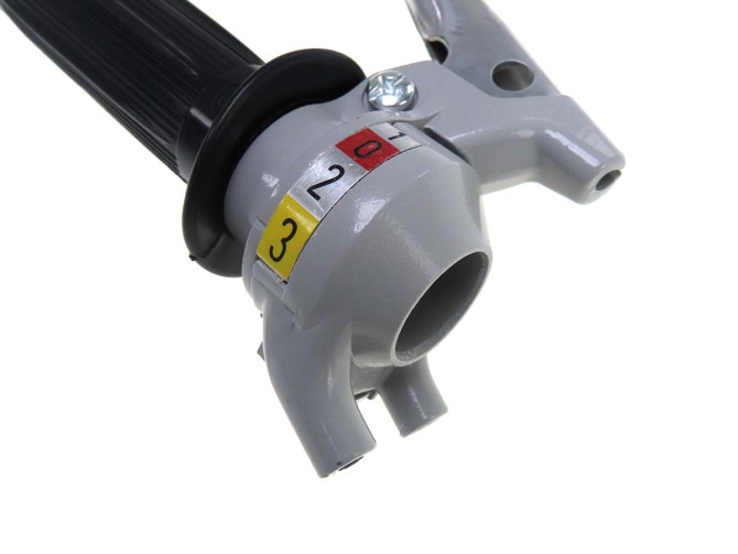 Links schakelgreep 3-speed Magura grijs zwart stalen hendel product