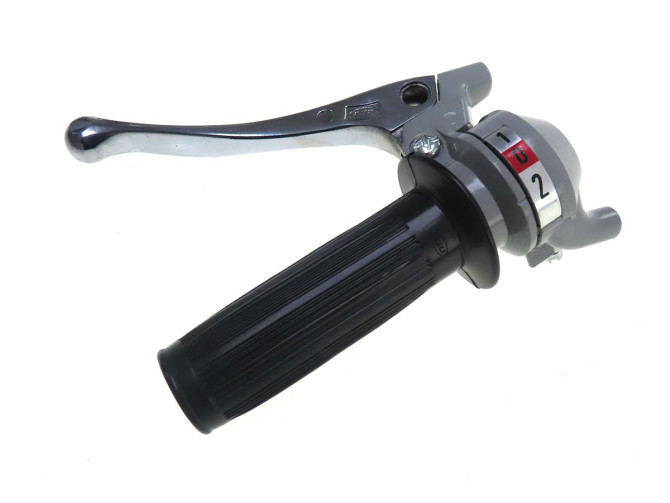 Set links schakelgreep 2-speed Magura grijs massieve alu product