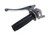 Greepset links schakelgreep 2-speed Magura grijs (massieve aluminium hendel) thumb extra