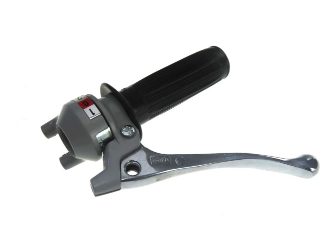 Set links schakelgreep 2-speed Magura grijs massieve alu product