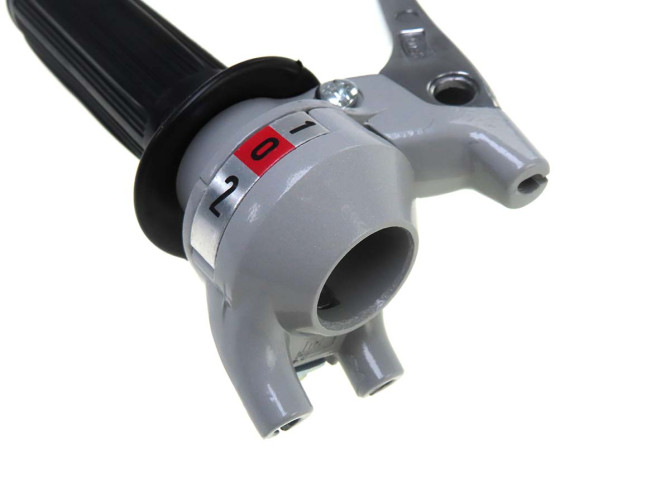 Set links schakelgreep 2-speed Magura grijs massieve alu product