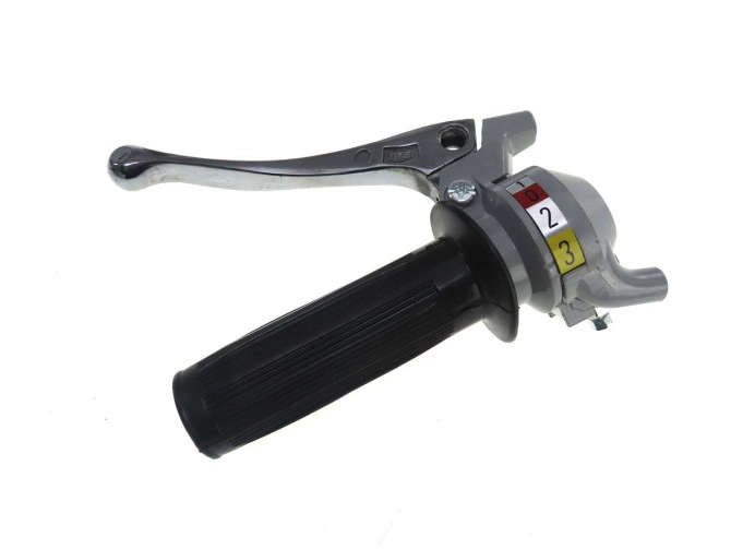 Set left shift lever 3-Speed Magura grey solid aluminium product
