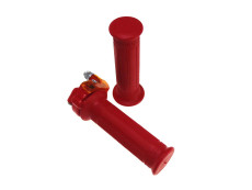 Handle set right quick throttle right-angled red