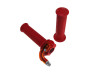 Griffsatz Rechts Schnellgasgriff Lusito M88 Rot mit Orange thumb extra