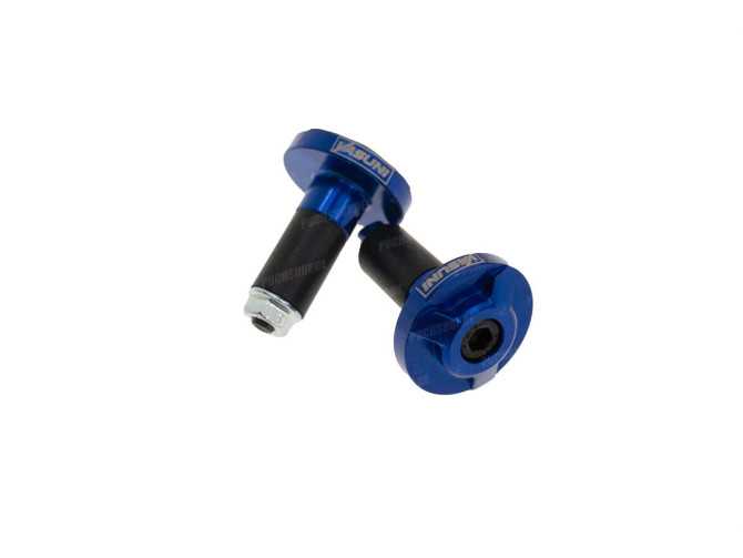 Handlebar weights vibration damper kit Yasuni Pro-race blue main