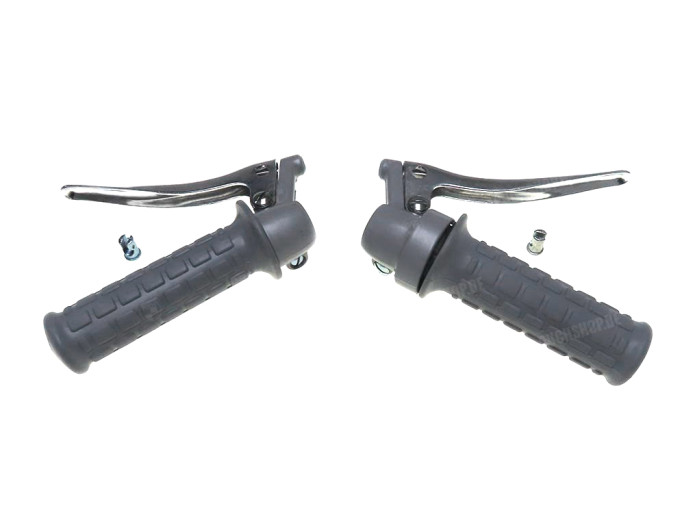 Handle set left / right classic model grey