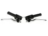 Handle set left / right modern block model black Puch Monza / universal thumb extra