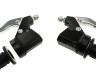Griffsatz Links / Rechts modernes Blockmodell schwarz Puch Monza / universal thumb extra