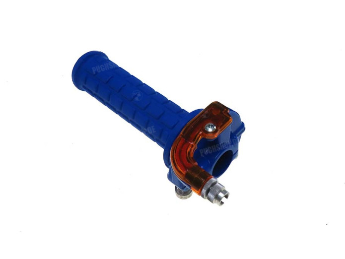 Handle set right quick throttle Lusito M88 cableguide orange