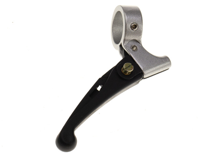 Griff Kupplung / Choke Hebel mit Halterung grau altes Modell