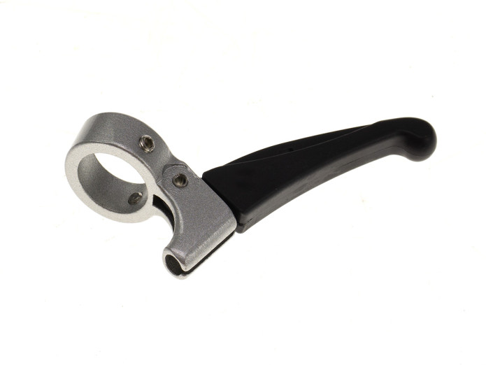 Griff Kupplung / Choke Hebel mit Halterung grau altes Modell