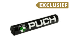 Stuurrol / Stuurbeschermer zwart met Puch logo 245 mm
