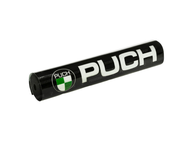 Stuurrol / Stuurbeschermer zwart met Puch logo 245 mm main