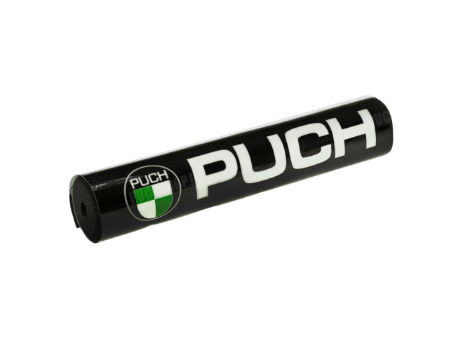 Lenkerschützer / Lenkerprotektor Schwarz mit Puch-Logo 245 mm main