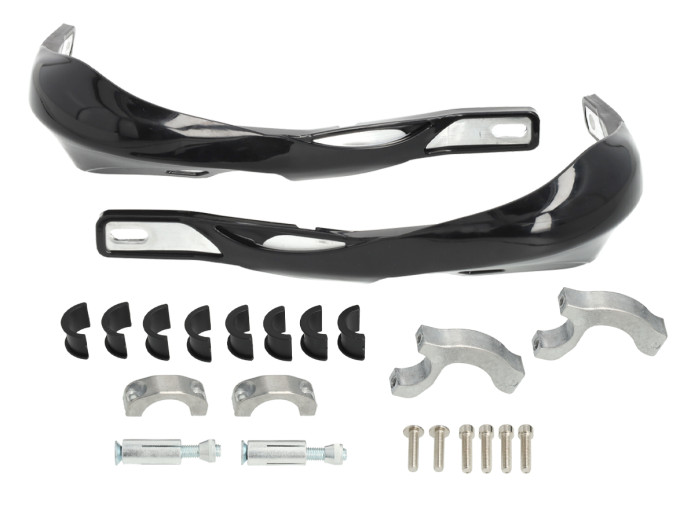 Handle set hand guards racing black