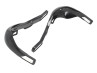 Puch Handvatten Handbeschermkappen Racing zwart set Greepset hand beschermkappen Racing zwart