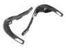 Puch Handvatten Handbeschermkappen Racing zwart set Greepset hand beschermkappen Racing zwart