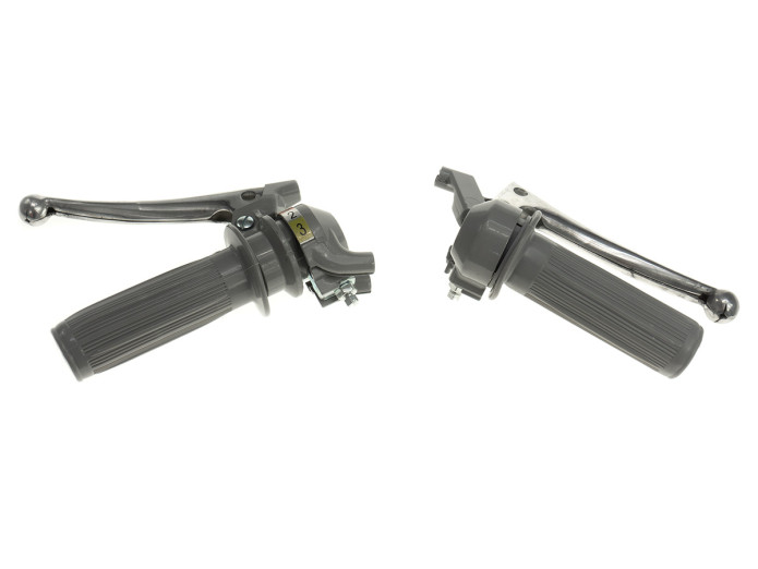 Greepset links / rechts schakelgreep 3-speed grijs NTS A-kwaliteit