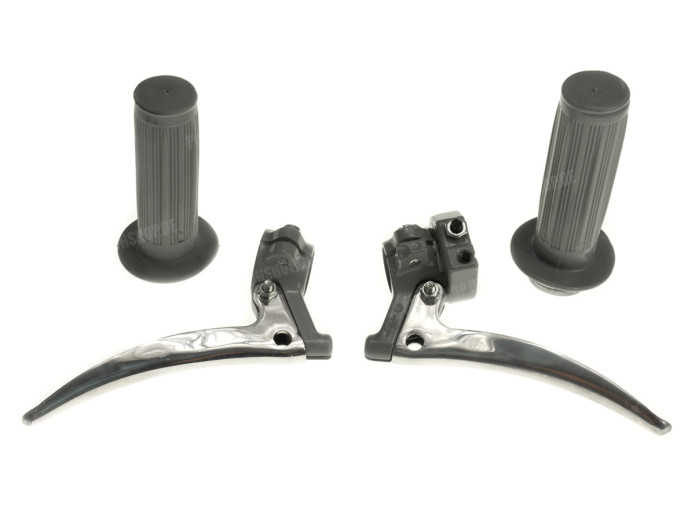 Handle set left / right grey old model NTS A-quality