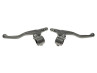Handle set brake lever kit Lusito M84 GR short silver grey thumb extra