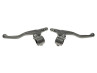 Handle brake grips set Lusito Lusito M84 short silver grey