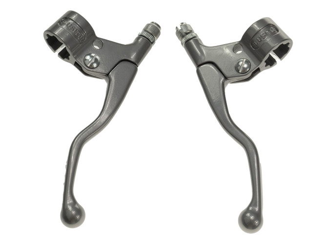 Handle set brake lever kit Lusito M84 GR short silver grey product