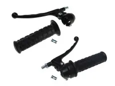 Handle set left / right Lusito original black A-quality set (brake light)