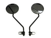 Mirror set clamp / screw M8 black