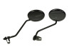 Mirror set clamp / screw M8 black