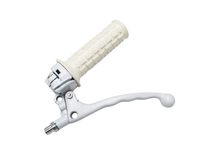 Handle set right throttle lever Lusito rep white brake light