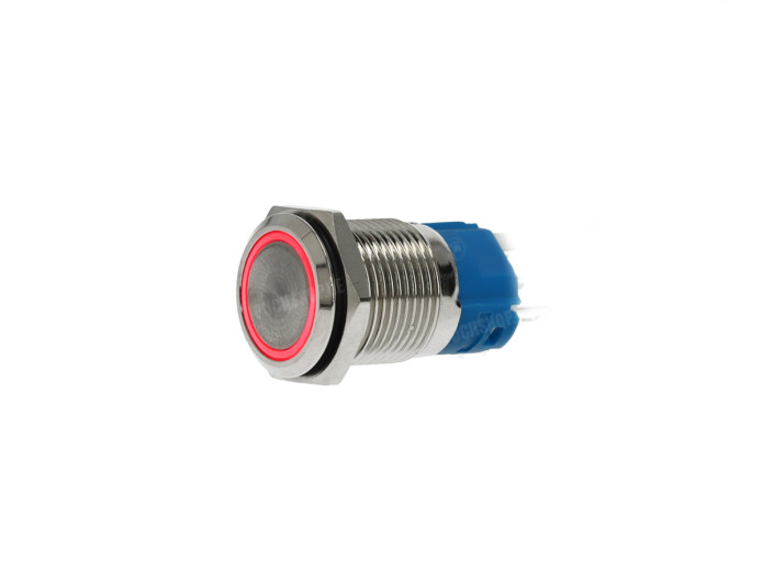 Ein / aus-Schalter 16mm LED Rot 6V Universal