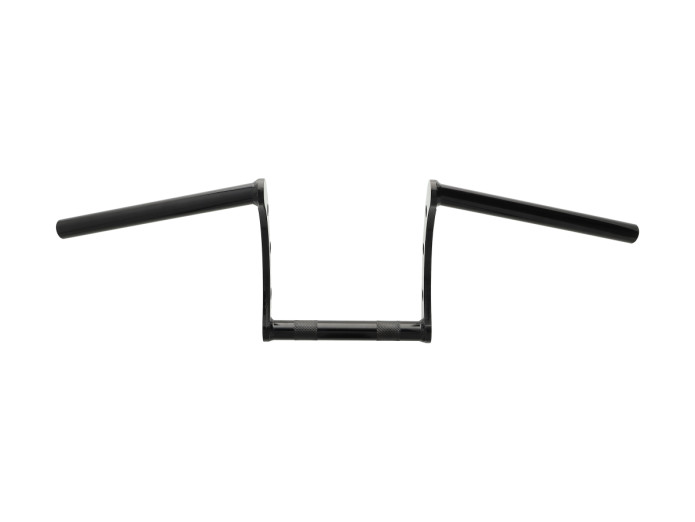 Stuur universeel custom gebogen zwart 25mm