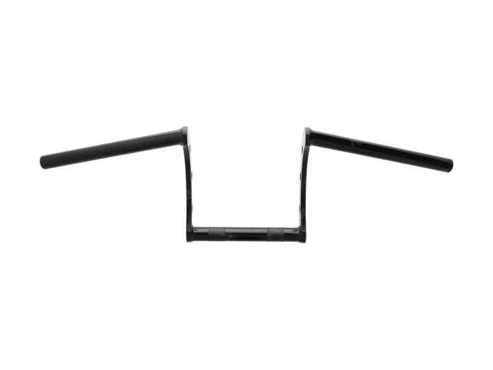 Handlebar universal custom bent black 25mm