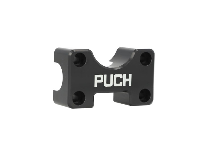 Klemmbrücke Lenkerklemme Puch Maxi mit EBR Kurz / Lang CNC Aluminium Schwarz