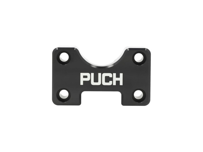 Handlebar clamp Puch Maxi with EBR short / long CNC black CLAW