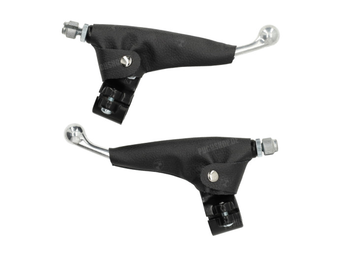 Handle grip brake lever covers classic universal black