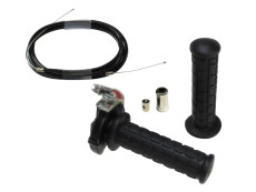 Handle set right quick action throttle Lusito M84 black with throttle cable set