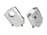 Handlebar riser set pullback 22mm silver universal CNC