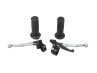 Handle set left / right NTS A-quality black as original (brake light / choke)