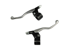 Handle set brake lever kit Lusito black-alu short