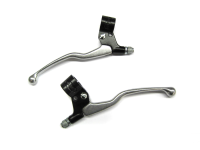 Handle set brake lever kit Lusito black-alu long