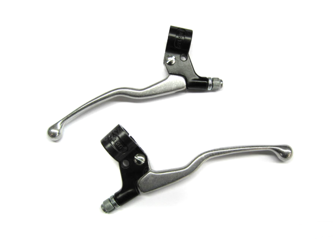 Handle set brake lever Lusito M84 GR long aluminium / black main