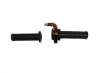 Griffsatz Rechts Schnellgasgriff Lusito M84 Schwarz mit Orange thumb extra