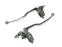 Handle set brake lever kit alu long with brakelight switch / mirror mount