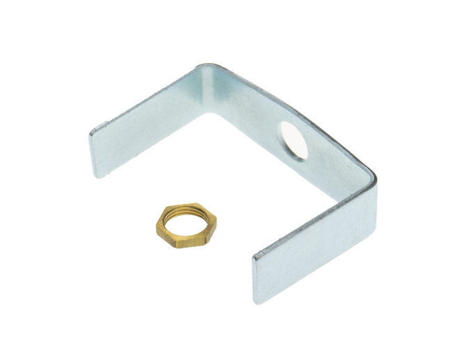 Speedometer clamp bracket for 60mm meter zinc-plated with nut product