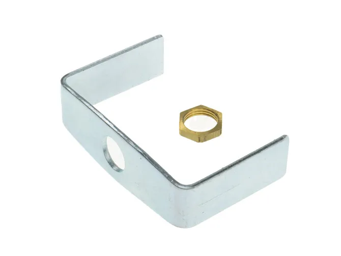 Speedometer clamp bracket for 60mm meter zinc-plated with nut product