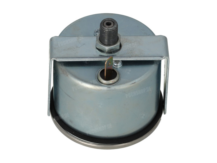Teller kilometer 60mm 140 km/h zwart  chroom universeel licht