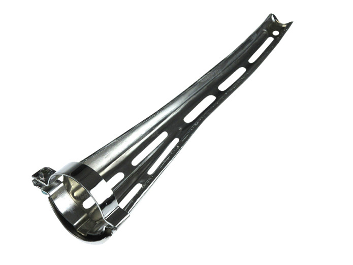 Exhaust heat protect shield Puch DS50 chrome